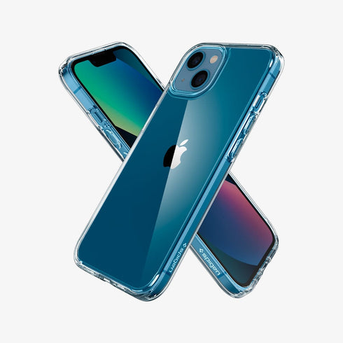 ACS03204 - iPhone 13 Pro Max Case Ultra Hybrid in crystal clear showing the back